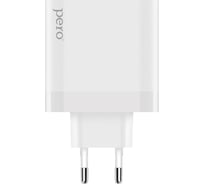 Сетевое зарядное устройство PERO TC14 USB-A QC3.0 + USB-C PD + USB-C PD, 48W белый ТС14W