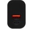 Сетевое зарядное устройство BURO BUWD1 18W 3A (PD+QC) USB-C/USB-A универсальное черный (BUWD18P110BK) 1655925 3