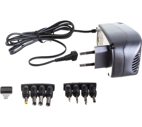 Нестабилизированный адаптер/блок питания Robiton DN500 500мА 8 насадок BL1 04397 4397