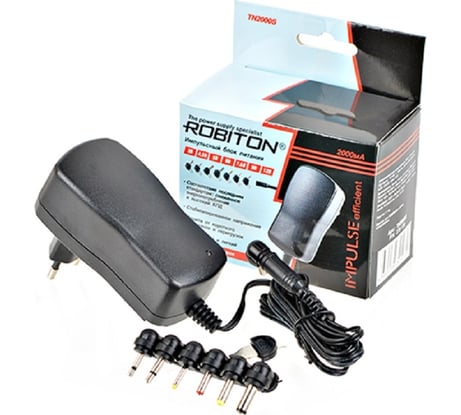 Импульсный адаптер/блок питания ROBITON TN2000S 2000мА BL1 16034