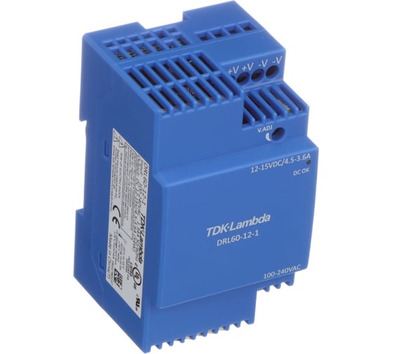 Блок питания TDK-Lambda DRL60-12-1 00402399 1