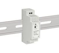 Блок питания Apeyron на DIN рейку 12В, 15Вт, 1,25А, IP20, 25x93x56мм, пластик, белый / 03-160