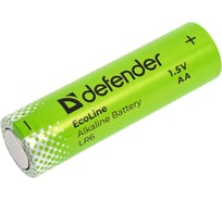 Батарейка алкалиновая DEFENDER LR6-4S АА, шринк, 4 шт., EcoLine 56031