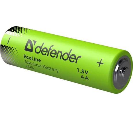 Батарейка алкалиновая DEFENDER LR6-24box АА, бокс, 24 шт., EcoLine 56051