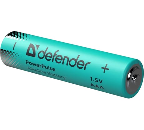 Батарейка алкалиновая DEFENDER LR03-10BL ААА, блистер, 10 шт, PowerPulse 56024