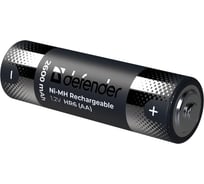 Аккумуляторная батарея DEFENDER HR6-2BL 2600 mAh АА, Ni-MH, блистер, 2 шт 56512