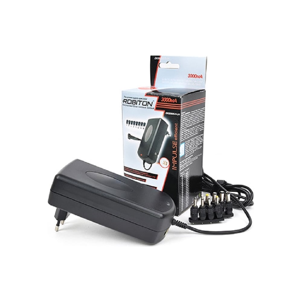 Импульсный адаптер/блок питания ROBITON EN3000S/5-24 3000мА BL1 9659 ...