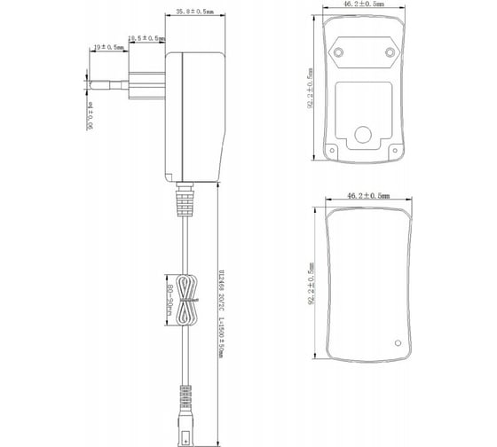 Импульсный адаптер/блок питания ROBITON TN2250S 2250мА BL1 16035