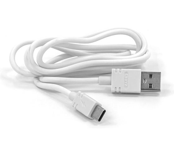 Сетевое зарядное устройство BYZ B35, 2хUSB-А, 2.1А + кабель AM-Type-C, 1 м, белый 23750-B35TW