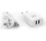 Сетевое зарядное устройство BYZ B35, 2хUSB-А, 2.1А + кабель AM-Type-C, 1 м, белый 23750-B35TW 1