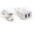 Сетевое зарядное устройство BYZ U26 EU, 2хUSB-А, 2.4А + кабель AM-Type-C, 1 м, белый 23750-U26EUTW 1
