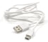Сетевое зарядное устройство BYZ U26 EU, 2хUSB-А, 2.4А + кабель AM-Type-C, 1 м, белый 23750-U26EUTW 4