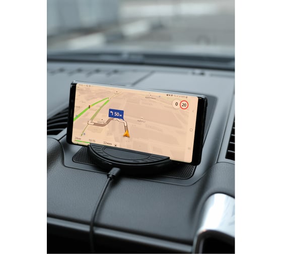 Беспроводная зарядка Golden Snail с держателем телефона GS9130
