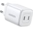 Зарядное устройство CD294 (15327) Nexode Mini 45W USB-C+USB-C PD GaN Fast Charger EU. Цвет: белый Ugreen 15327_ 7