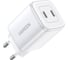 Зарядное устройство CD294 (15327) Nexode Mini 45W USB-C+USB-C PD GaN Fast Charger EU. Цвет: белый Ugreen 15327_ 8