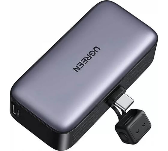 Внешний аккумулятор Ugreen PB503 5000mAh Mini USB-C Power Bank PD 20W цвет серый 35338_