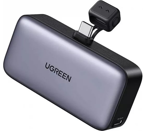 Внешний аккумулятор Ugreen PB503 5000mAh Mini USB-C Power Bank PD 20W цвет серый 35338_