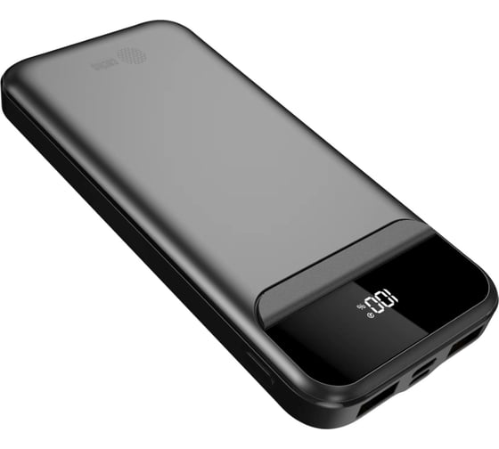 Мобильный аккумулятор CACTUS CS-PBFSCA-10000 10000mAh, 4.5A, 2xUSB-A/USB-C, черный 2032367