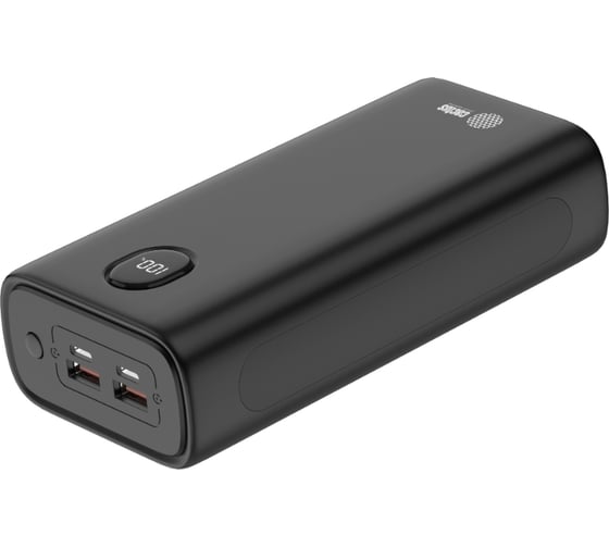 Мобильный аккумулятор CACTUS CS-PBFSJA-30000 30000mAh, 4.5A, 2xUSB-A/USB-C, черный 2032372