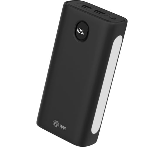 Мобильный аккумулятор CACTUS CS-PBFSJA-30000 30000mAh, 4.5A, 2xUSB-A/USB-C, черный 2032372