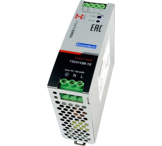 Блок питания ELCOMTECH на DIN рейку YSDH120-12010000 УТ-00027188