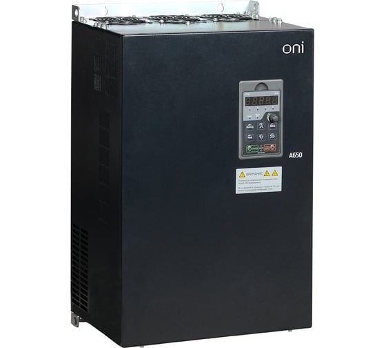 Преобразователь частоты ONI A650 380В 3Ф 30kW 60А A650-33E30T 1