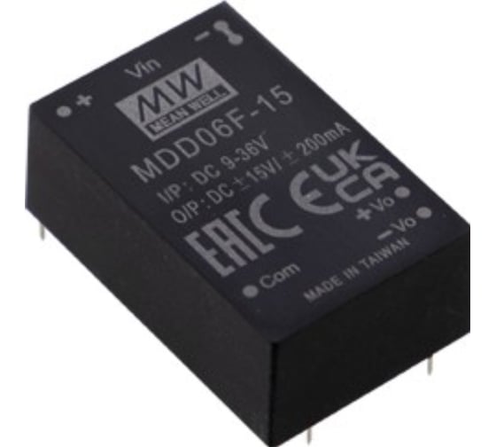 Медицинский DC-DC преобразователь Mean Well MDD06F-15 Т03701758 1