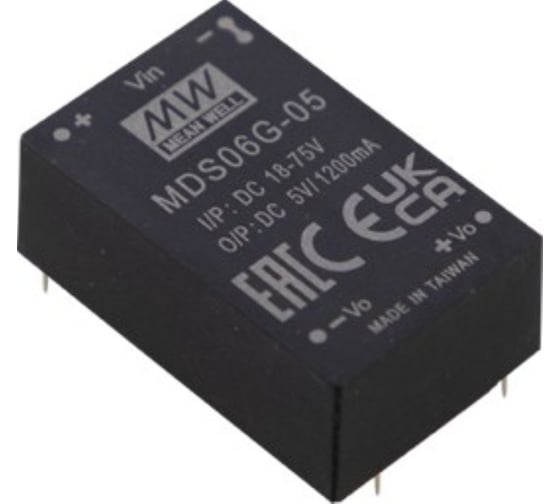 Медицинский DC-DC преобразователь Mean Well MDS06F-05 Т03701744 1