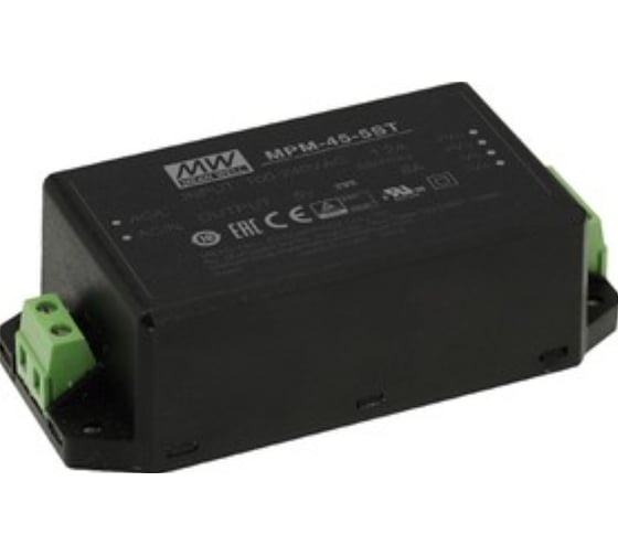 Медицинский источник питания Mean Well AC-DC MPM-45-24ST Т03605475