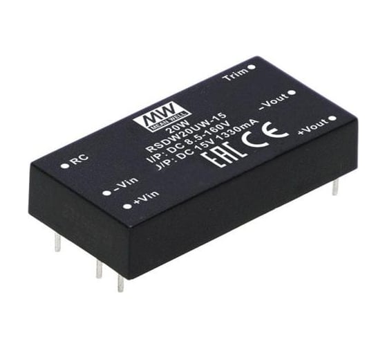 Преобразователь Mean Well DC-DC RSDW20UW-12 Т03652373 1