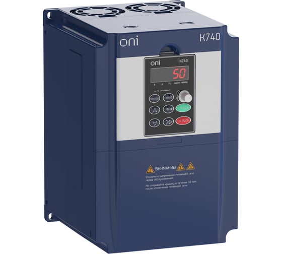 Преобразователь частоты ONI K740 380В 3Ф 7,5-11кВт 17-25А тормоз, энкодер Profibus K740-33-075G11PTMZ