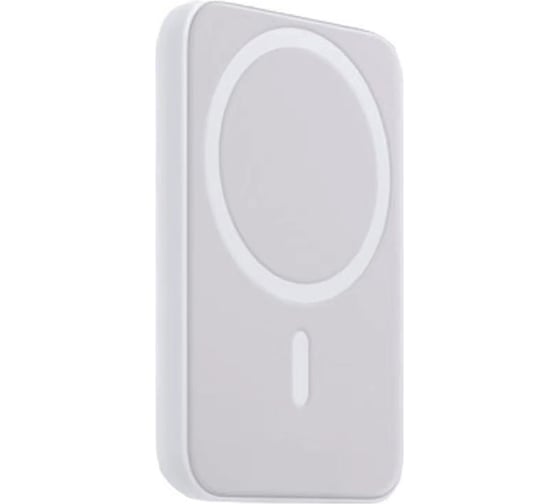 Портативное беспроводное зарядное устройство REXANT Power Bank (аккумуляторная батарея) 5000 mAh, MagSafe, белое 30-2053