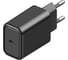 Сетевое зарядное устройство USB - TypeC Interstep, Power Delivery 18W, Черный, Матовый, 73877 1