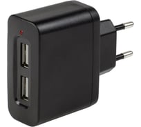 Универсальное зарядное устройство от сети Interstep USB 1000 мА, B201, 15354