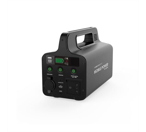 Внешний аккумулятор Interstep 120 000мАч 432Втч TypeC/45Вт 220В/300Вт, 73629