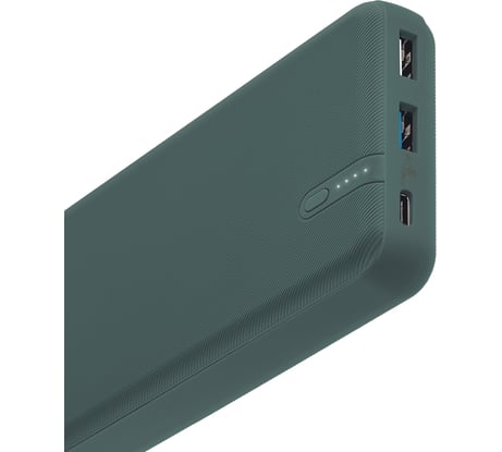 Внешний аккумулятор Interstep, PB2060PD 20000мАч QC4+PD 45Вт+18Вт зеленый 73627