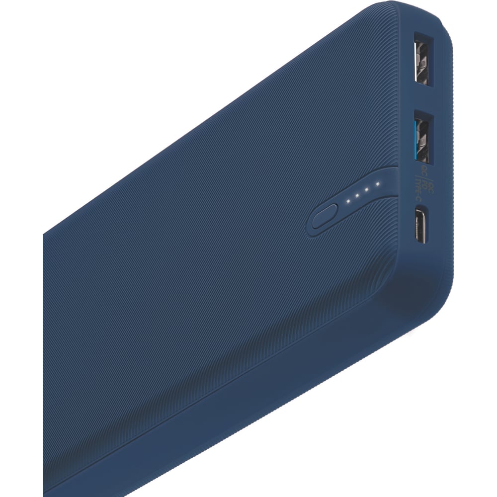 Внешний аккумулятор Interstep, PB2060PD 20000мАч QC4+PD 45Вт+18Вт синий ...