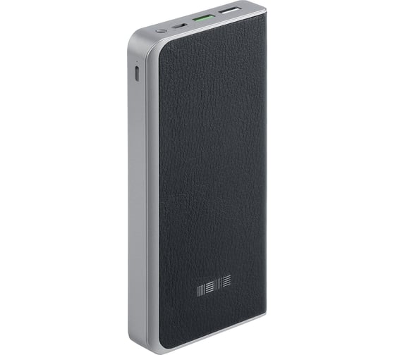 Внешний аккумулятор Interstep PB1618PD 16000мАч TypeC QC/PD + 8pin вход BK, B201, 60769 1