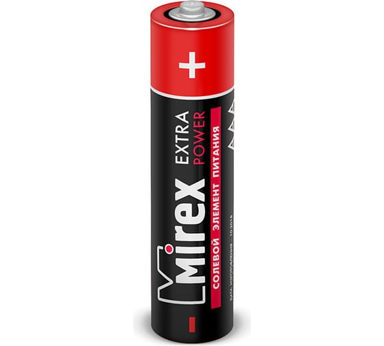 Батарея Mirex, солевая R03 / AAA 1,5V 2 шт shrink 23702-ER03-S2