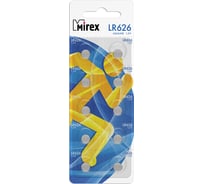 Батарея Mirex, щелочная AG4 / LR626 1,5V 10 шт ecopack 23702-LR626-E10
