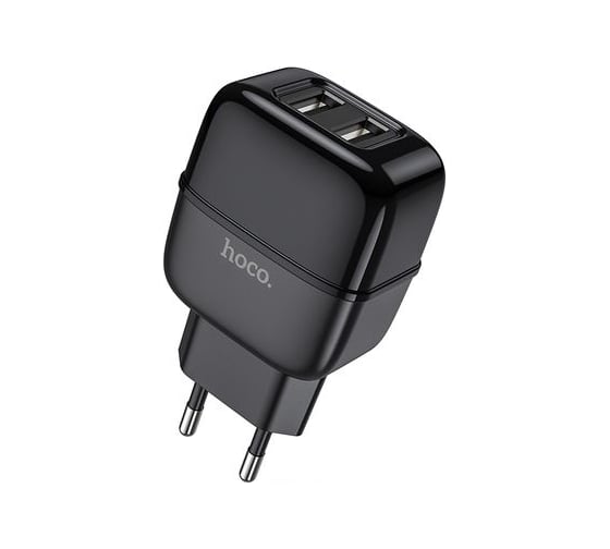 Сетевое ЗУ HOCO, C77A, 2хUSB-А, 2.4A, черный 23753-C77ABK 1