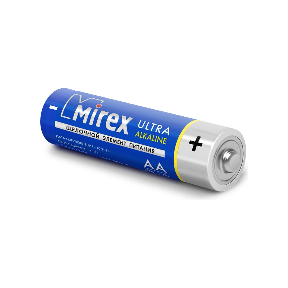 Mirex Батарея щелочная LR6 / AA 1,5V 2 шт ecopack 23702-LR6-E2 ...