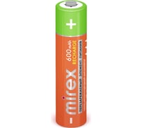 Аккумулятор Mirex, Ni-MH HR03 / AAA 600mAh 1,2V 2 шт ecopack 23702-HR03-06-E2 17274558