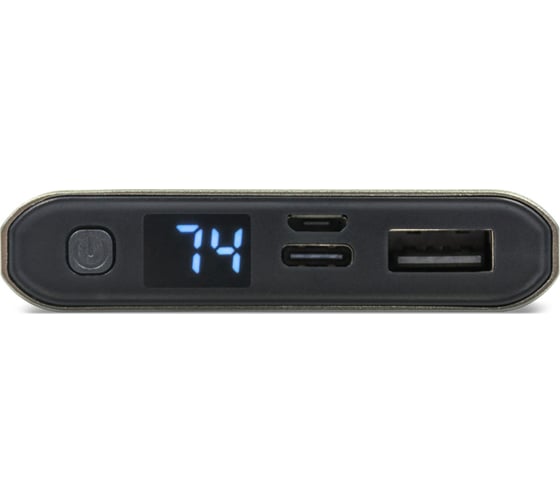 Портативное ЗУ BYZ, Power Bank W6 10000 mAh, металлик 23750-W6GN