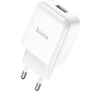 Сетевое ЗУ HOCO N2, 1хUSB-А, 2А, белый 23753-N2W