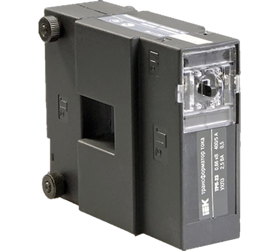 Трансформатор тока IEK ТРП-23 400, 5А, 2,5ВА, класс 0,5 ITT23-2-D025-0400 1