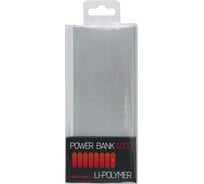 Внешний АКБ Red Line J02 4000 mAh, металл, серебряный УТ000013098