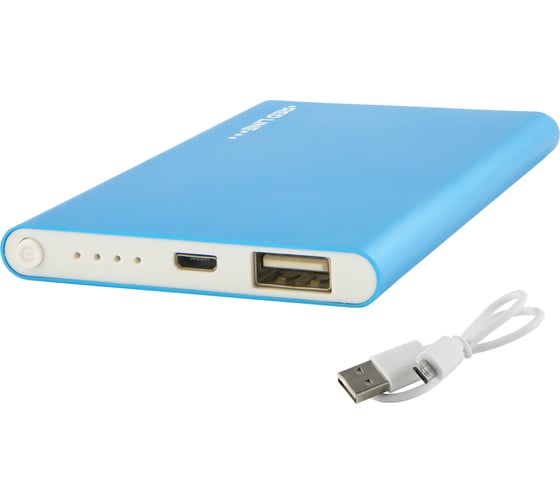 Внешний АКБ Red Line J01 4000 mAh, металл, синий УТ000009487