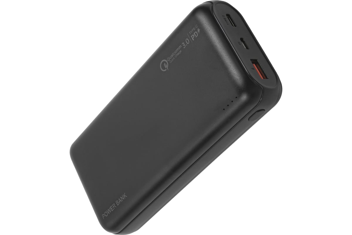 Внешний АКБ Red Line RP-28 20000 mAh, PD+QC 3.0 черный УТ000021516