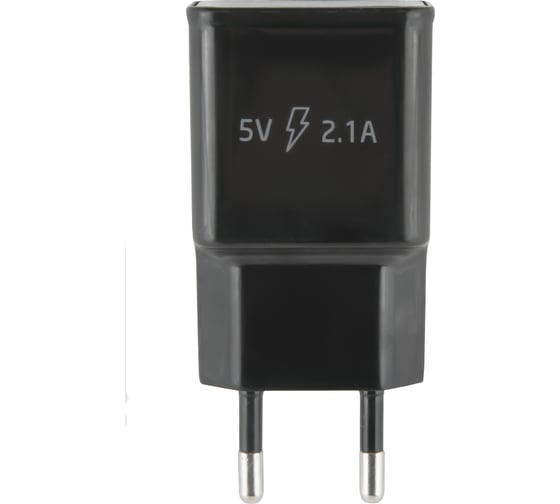 СЗУ Red Line 2 USB модель NT-2A, 2.1A + кабель MicroUSB, черный УТ000013638